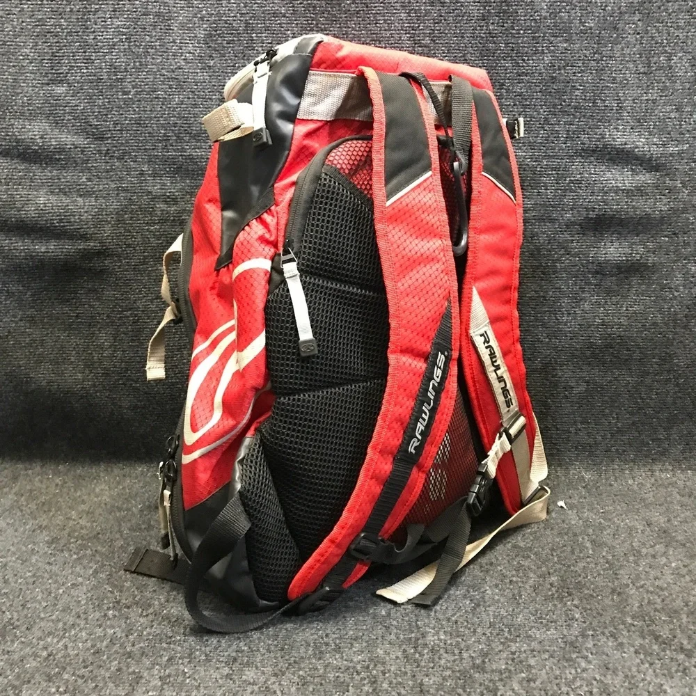 Rawlings BBBR25 Dual Batpack Baseball‎ / Softball Gear Bag Backpack Travel Bag